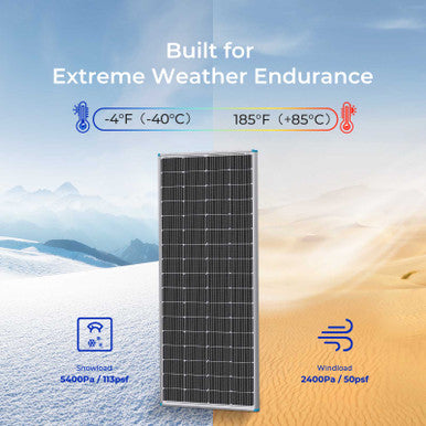 Panneau solaire monocristallin de 200 watts 12 volts