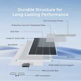 Panneau solaire monocristallin de 200 watts 12 volts