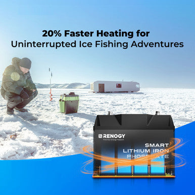 Pro-12V 24V 48V 100Ah Deep Cycle Lithium Iron Phosphate Battery 20% Faster Self Heating