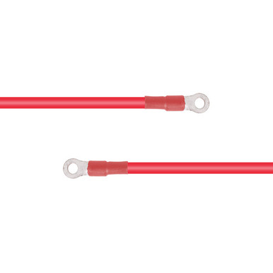 2ft ANL Fuse Cable with Double Ring Terminals for 3/8 in Lugs