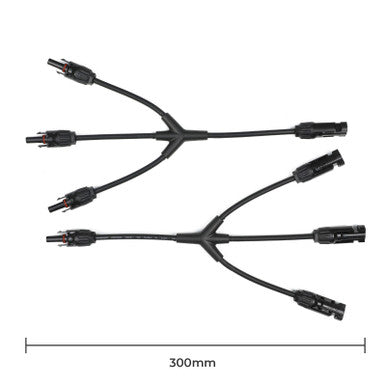 Solar Connectors Y Branch Parallel Adapter Cable