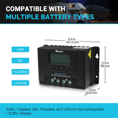 Rover Elite 20A MPPT Solar Charge Controller