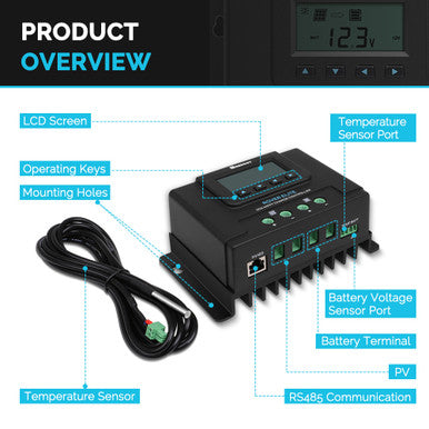 Rover Elite 20A MPPT Solar Charge Controller