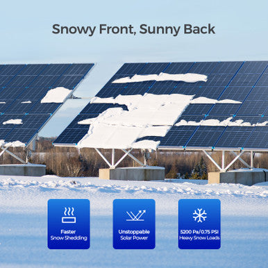 Bifaziales 220 Watt 12 Volt monokristallines Solarpanel