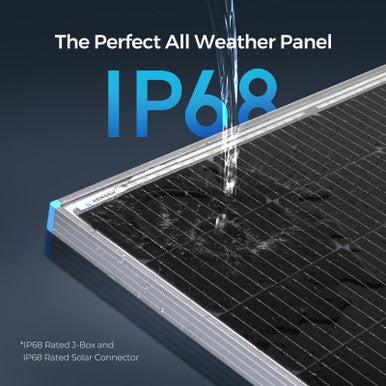 Bifaziales 220 Watt 12 Volt monokristallines Solarpanel
