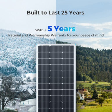 Built to Last 25 Years With a 5-year Material and Wormanship Warranty for your peace of mind.