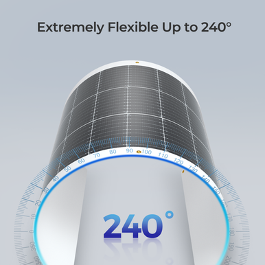 100 Watt 12 Volt Flexible Monocrystalline Solar Panel