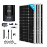 600W 12V/24V Monocrystalline Solar Premium Kit w/Rover 60A Charger Controller