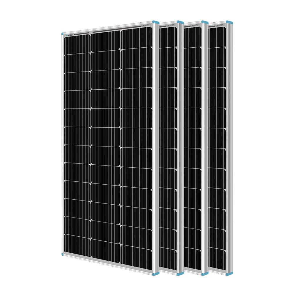 Panneau solaire monocristallin 100 watts 12 volts (conception compacte)
