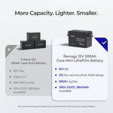 Core Mini - 12.8V 300Ah Lithium Iron Phosphate Battery