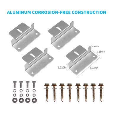 Wiring and Mounting Kit For 200W Solar Setup