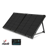 100W 12V Monocrystalline Portable Solar Panel Suitcase with 20A Waterproof Charge Controller
