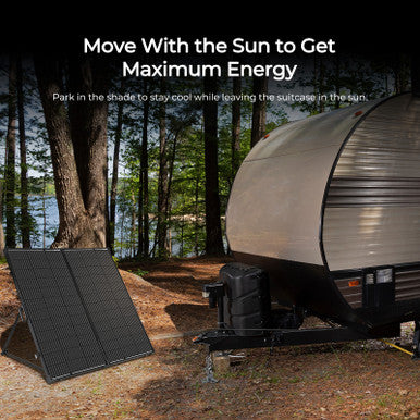 200 Watt 12 Volt Monocrystalline Foldable Solar Suitcase