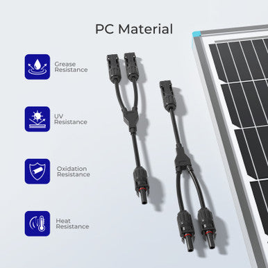 Solar Connectors Y Branch Parallel Adapter Cable