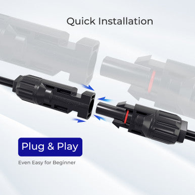 Solar Connectors Y Branch Parallel Adapter Cable