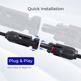 Solar Connectors Y Branch Parallel Adapter Cable