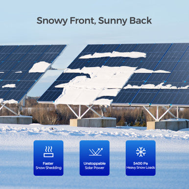 Bifacial 115 Watt 12 Volt Monocrystalline Solar Panel