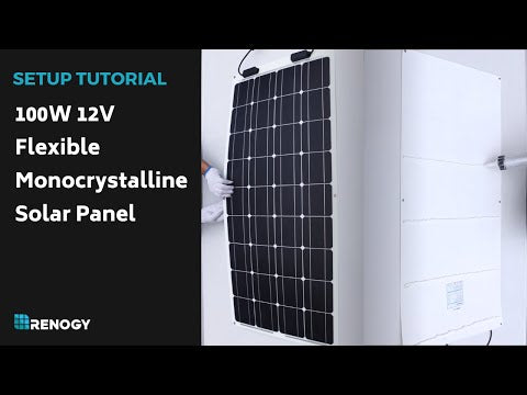 Renogy 100 Watt 12 Volt Flexible Monocrystalline Solar Panel